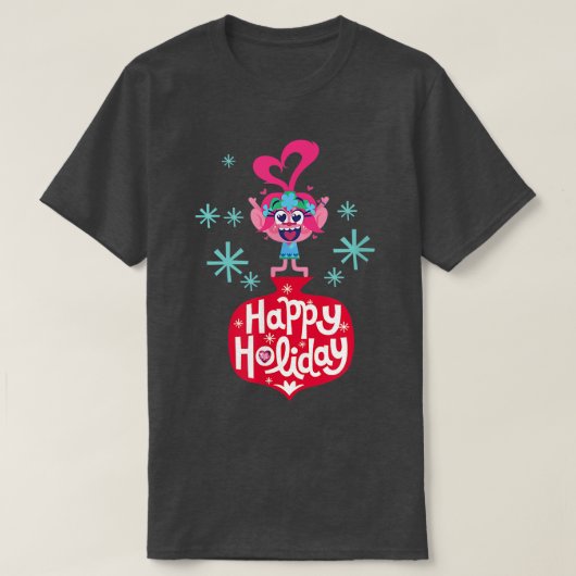 Trolls Holiday in Harmony Happy Samen T-shirt (Design voorkant)