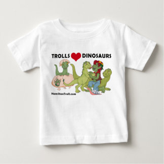 Trolls Love Dinosaurs Baby T-Shirt