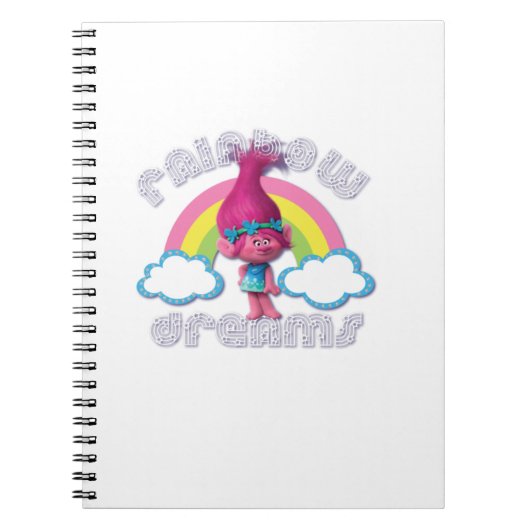 Trolls Rainbow Dreams Poppy Notitieboek (Voorkant)