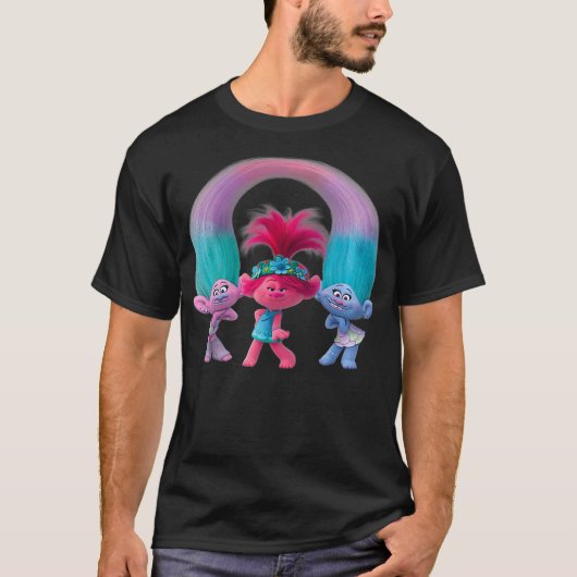 Trolls World Tour Satin en Chenille Forever T-shirt (Voorkant)