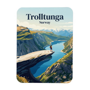 Trolltunga Noorwegen Magneet