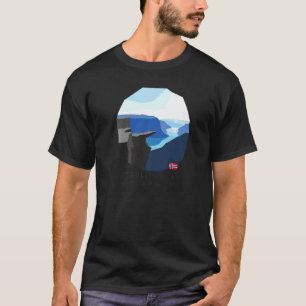 Trolltunga Troll Tongue Rock Hiking Norway Souveni T-shirt