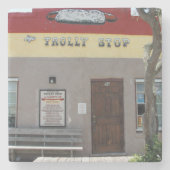 Trolly Stop Stenen Onderzetter (Voorkant)