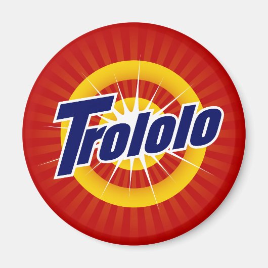 Trololo ronde magneet (Voorkant)