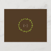 Trolse Bosvossen Bruiloft Save the Date (Achterkant)