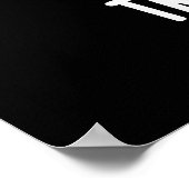 Trom-bone Funny Music Trombone Pun Dark BG Poster (Hoek)