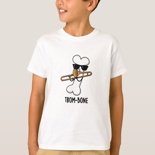 Trom-bone Funny Music Trombone Pun T-shirt (Voorkant)