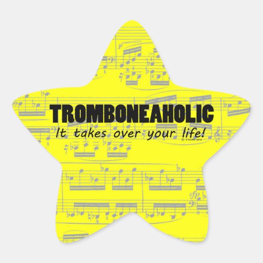Trombo-ebolic Life Star-Sticker Ster Sticker (Voorkant)