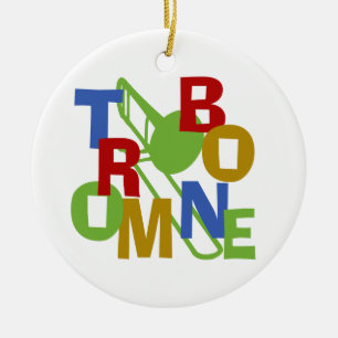 TROMBON KERAMISCH ORNAMENT