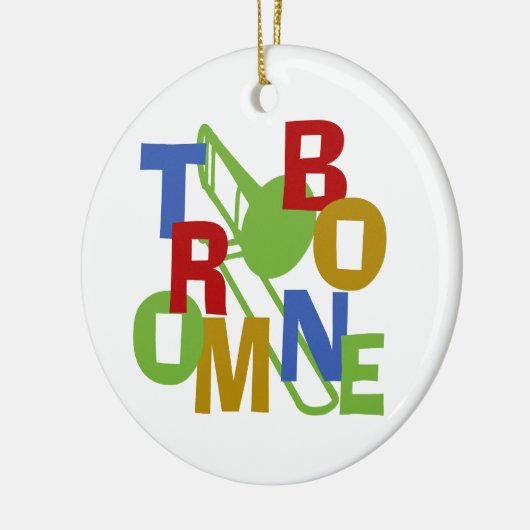 TROMBON KERAMISCH ORNAMENT (Links)