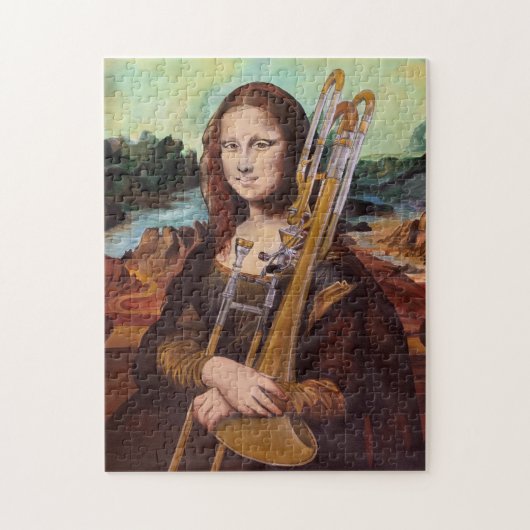 Trombona Lisa Puzzle Legpuzzel (Verticaal)