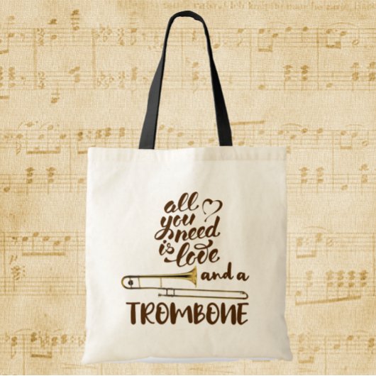 Trombone alles wat je nodig hebt is Love Tote Bag