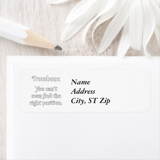 Trombone Attitude! Etiket (Insitu)