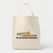 Trombone Attitude Tote Bag (Voorkant)