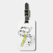 Trombone Bagagelabel (Voorkant verticaal)