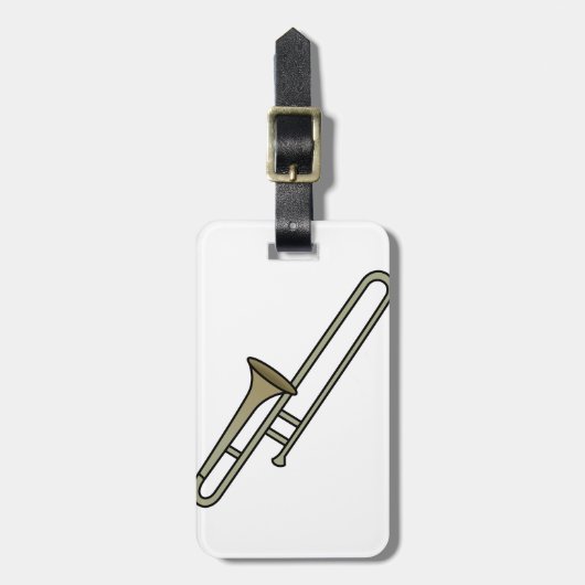 Trombone Bagagelabel (Voorkant verticaal)