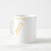 Trombone Band Symfonie Orkest Trombone Koffiemok (Voorkant links)