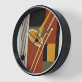 Trombone Bauhaus Print, Mid Century Modern Muzieki (Hoek)