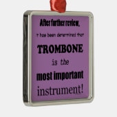 Trombone Belangrijkste instrument Metalen Ornament (Rechts)
