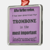 Trombone Belangrijkste instrument Metalen Ornament (Links)