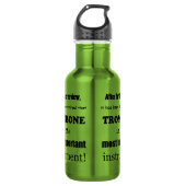 Trombone Belangrijkste instrument Waterfles (Voorkant)