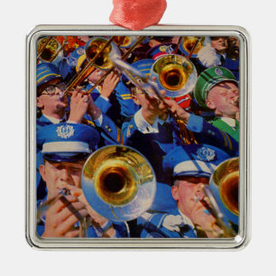trombone bende AKA band nerds los Metalen Ornament
