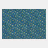 Trombone Brass Muzikaal Ontwerp Inpakpapier Vel (Voorkant 3)