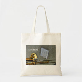 Trombone brass studentenmuziektas tote bag