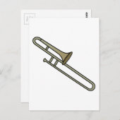 Trombone Briefkaart (Voorkant / Achterkant)