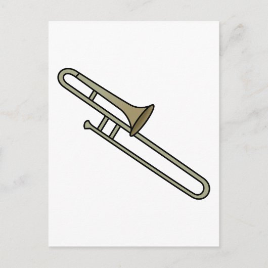 Trombone Briefkaart (Voorkant)
