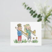 Trombone Briefkaart (Staand voorkant)