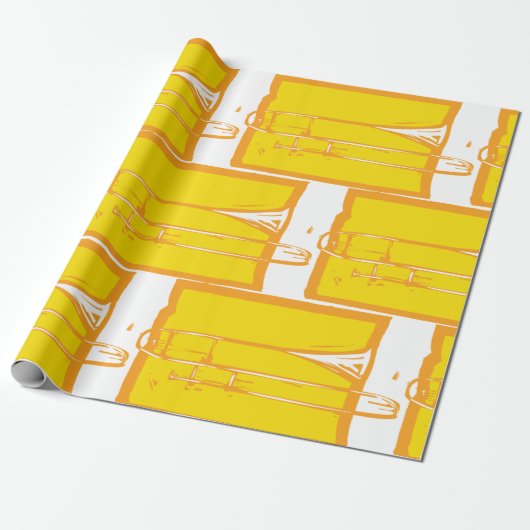 Trombone Cadeaupapier (Uitgerold)