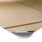 Trombone canvas afdrukken poster (Hoek)