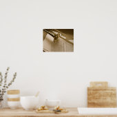 Trombone canvas afdrukken poster (Keuken)