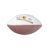 Trombone cartoon illustratie american football (Gedraaid 90)