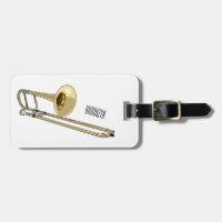Trombone cartoon illustratie