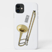 Trombone cartoon illustratie Case-Mate iPhone case (Achterkant)