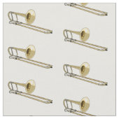 Trombone cartoon illustratie stof (Close Up)