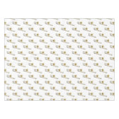 Trombone cartoon illustratie tafelkleed (Voorkant (Horizontaal))