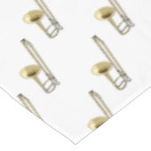 Trombone cartoon illustratie tafelkleed (Gekanteld)
