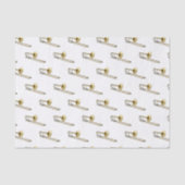 Trombone cartoon illustratie tissuepapier (Voorkant)