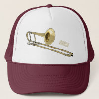 Trombone cartoon illustratie