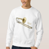 Trombone cartoon illustratie trui (Voorkant)
