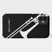 Trombone Case-Mate iPhone case (Achterkant (horizontaal))