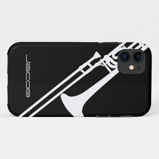 Trombone Case-Mate iPhone case (Achterkant (horizontaal))