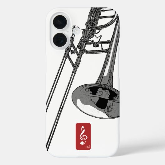 Trombone Case-Mate iPhone Case (Achterkant)