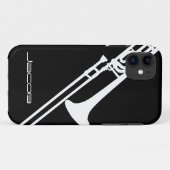 Trombone Case-Mate iPhone Case (Achterkant (horizontaal))