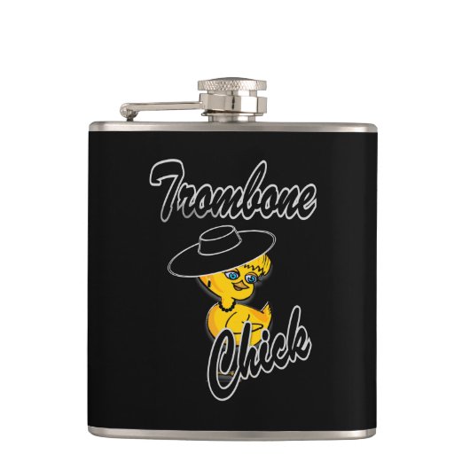 Trombone Chick #4 Heupfles (Voorkant)
