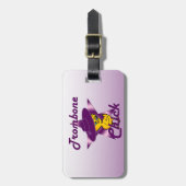 Trombone Chick #9 Bagagelabel (Voorkant verticaal)