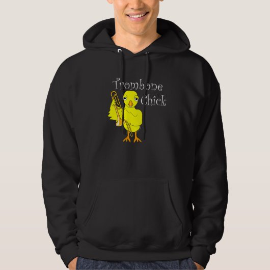 Trombone Chick Hoodie (Voorkant)